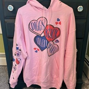 Buffalo bills, custom sweatshirt, hearts, super cute! Valentine’s Day